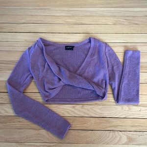 Urban Outfitters cropped twist sweater